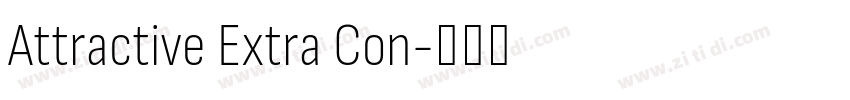 Attractive Extra Con字体转换 Attractive Extra Con字体转换